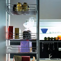 SLIDING CHROME PANTRY CHEF SYSTEM